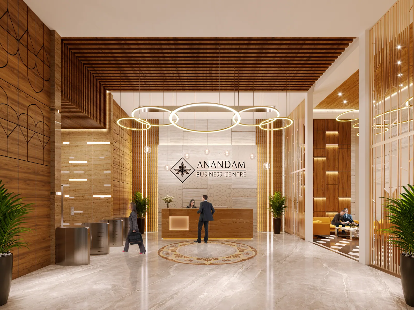 Anandam World Centre — Business Centre Lobby