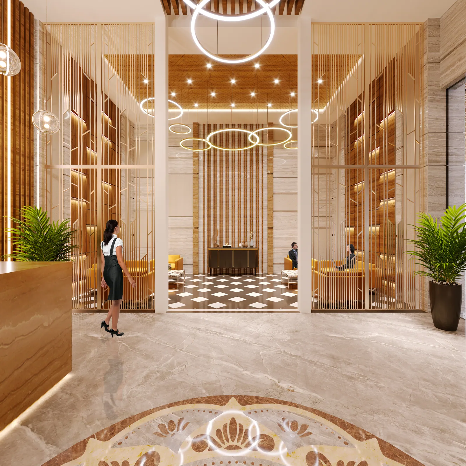 Anandam World Centre — The Grand Lobby