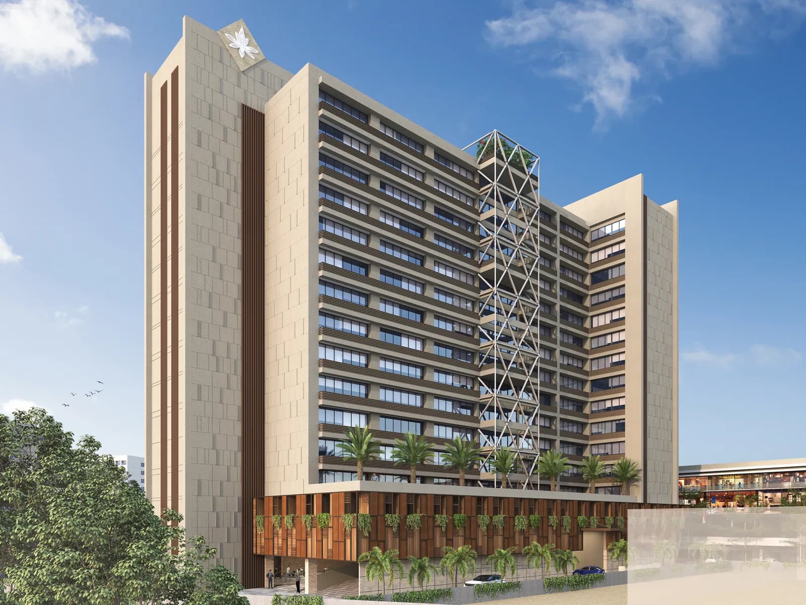 Anandam World Centre — Office Facade